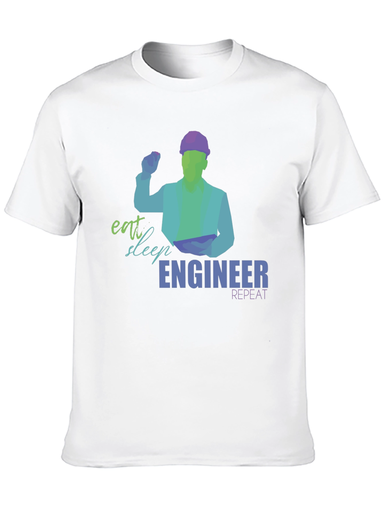 Eat Sleep Engineer T-Shirt | Mens Graphic Tee