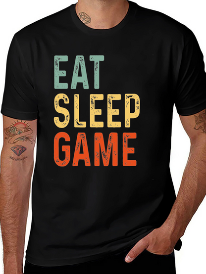 Eat Sleep Game T-Shirt - Gamer Gift