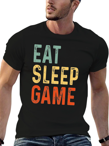 Eat Sleep Game T-Shirt - Gamer Gift