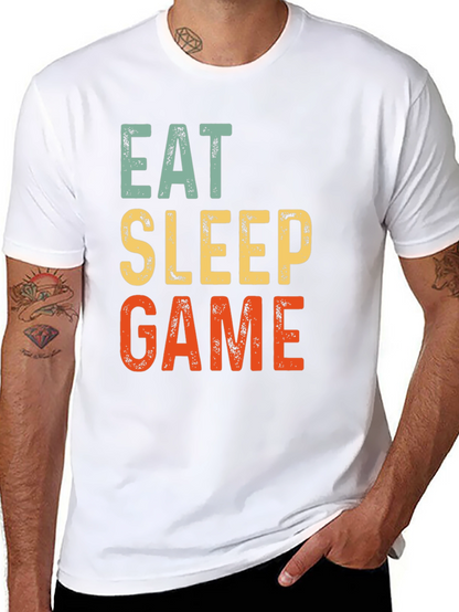 Eat Sleep Game T-Shirt - Gamer Gift