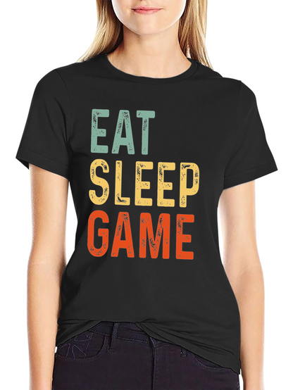 Eat Sleep Game T-Shirt - Gamer Gift