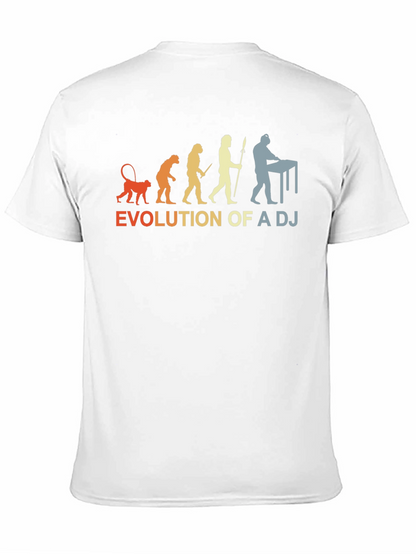 Evolution of a DJ Graphic Tee - Black T-Shirt