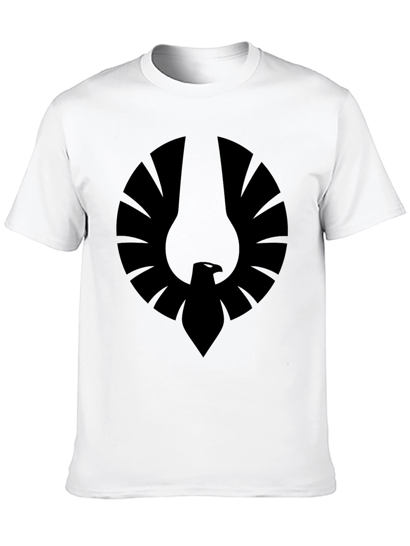 Mens Black Graphic Tee - Phoenix Emblem