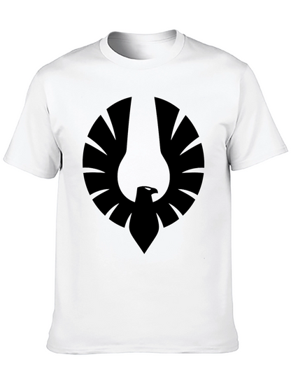 Mens Black Graphic Tee - Phoenix Emblem