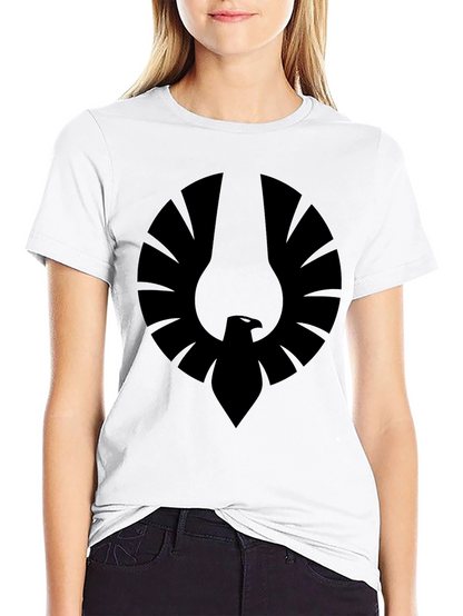 Mens Black Graphic Tee - Phoenix Emblem