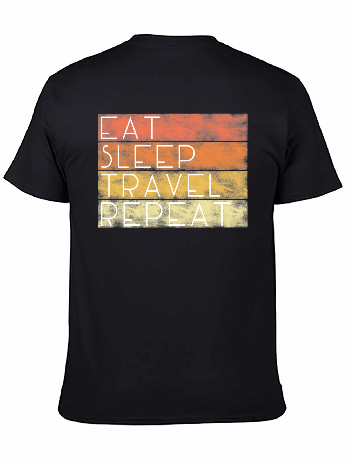 Eat Sleep Travel Repeat Graphic Tee