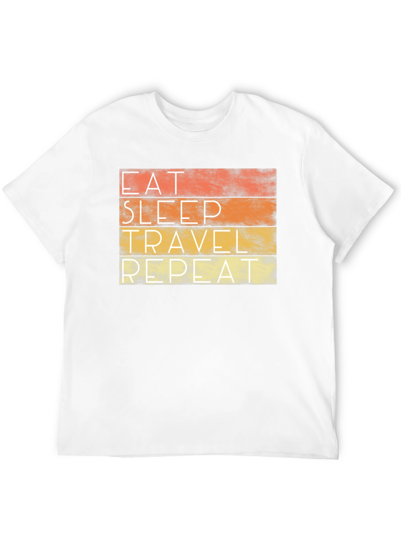 Eat Sleep Travel Repeat Graphic Tee