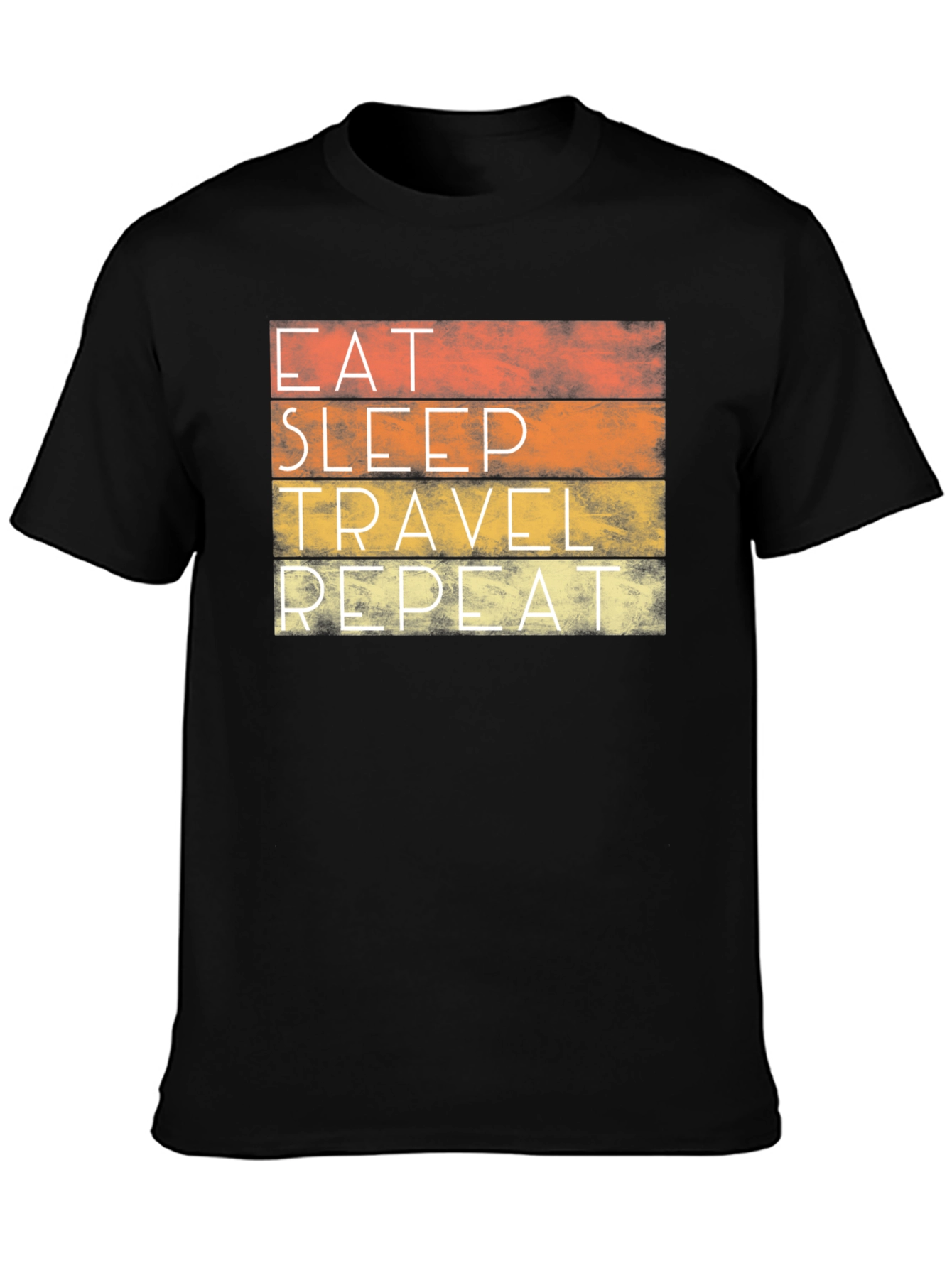 Eat Sleep Travel Repeat Graphic Tee