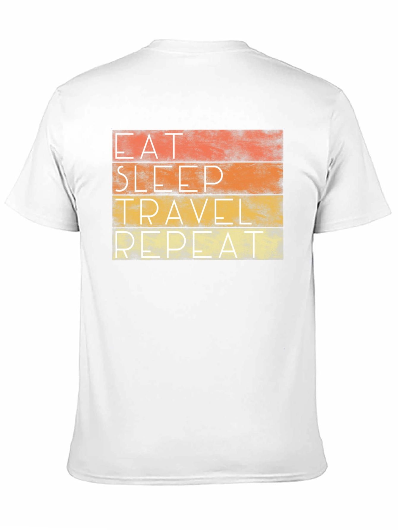 Eat Sleep Travel Repeat Graphic Tee