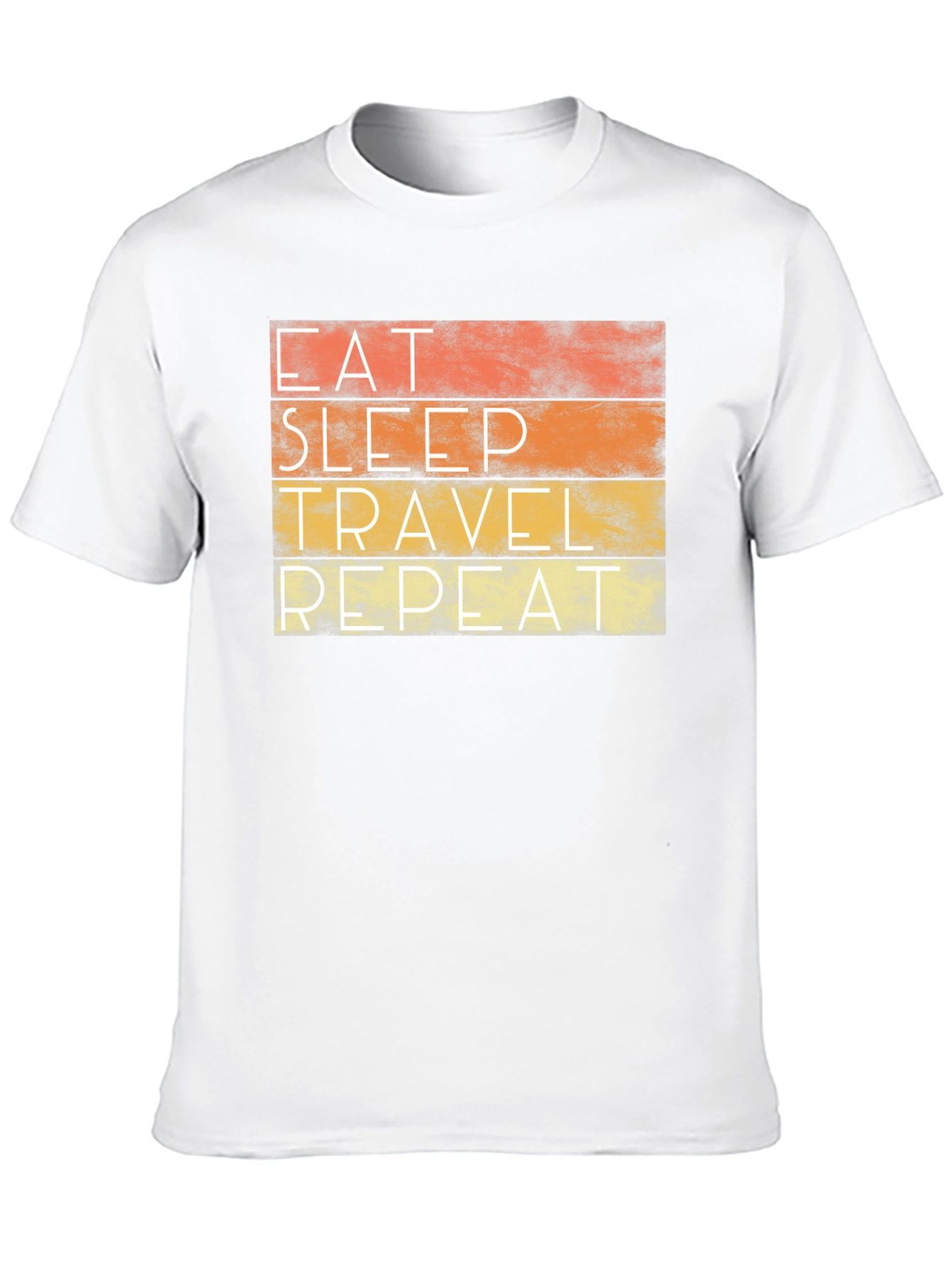 Eat Sleep Travel Repeat Graphic Tee