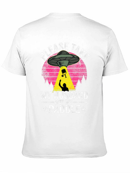Funny Pickleball UFO Abduction T-Shirt