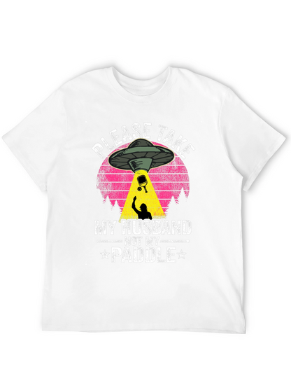 Funny Pickleball UFO Abduction T-Shirt