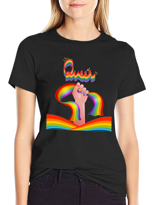 Rainbow Pride T-Shirt - Queer Design