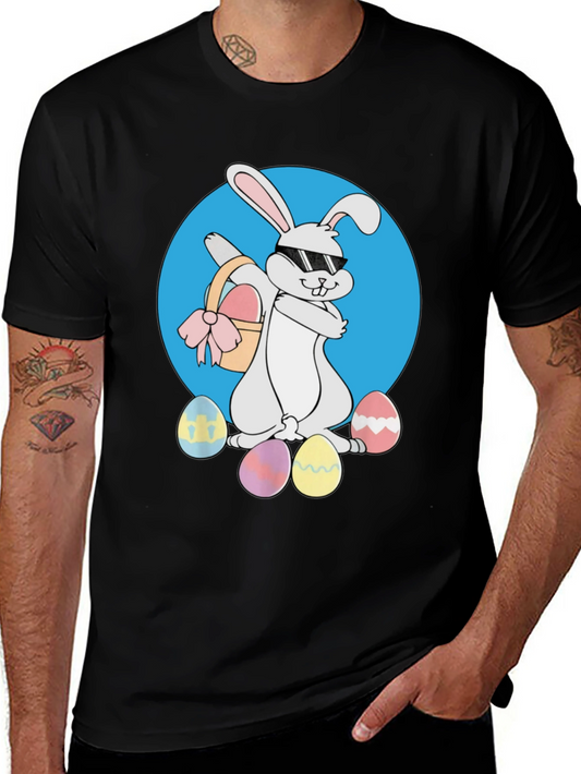 Easter Bunny T-Shirt - Cool Rabbit with Eggs