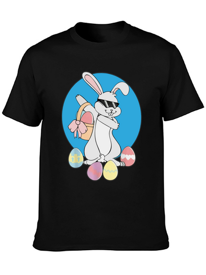 Easter Bunny T-Shirt - Cool Rabbit with Eggs
