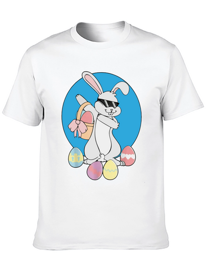Easter Bunny T-Shirt - Cool Rabbit with Eggs