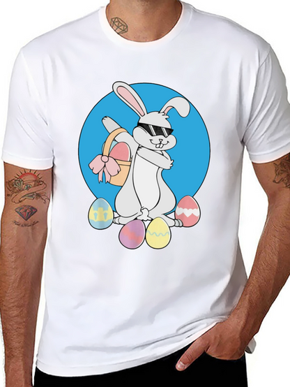 Easter Bunny T-Shirt - Cool Rabbit with Eggs