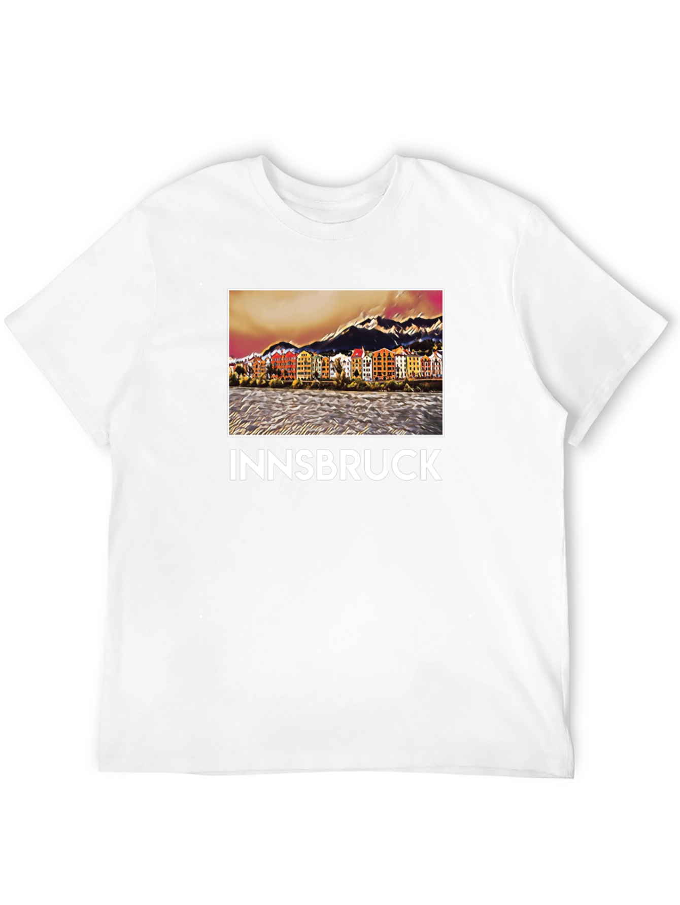Innsbruck Cityscape Graphic Tee