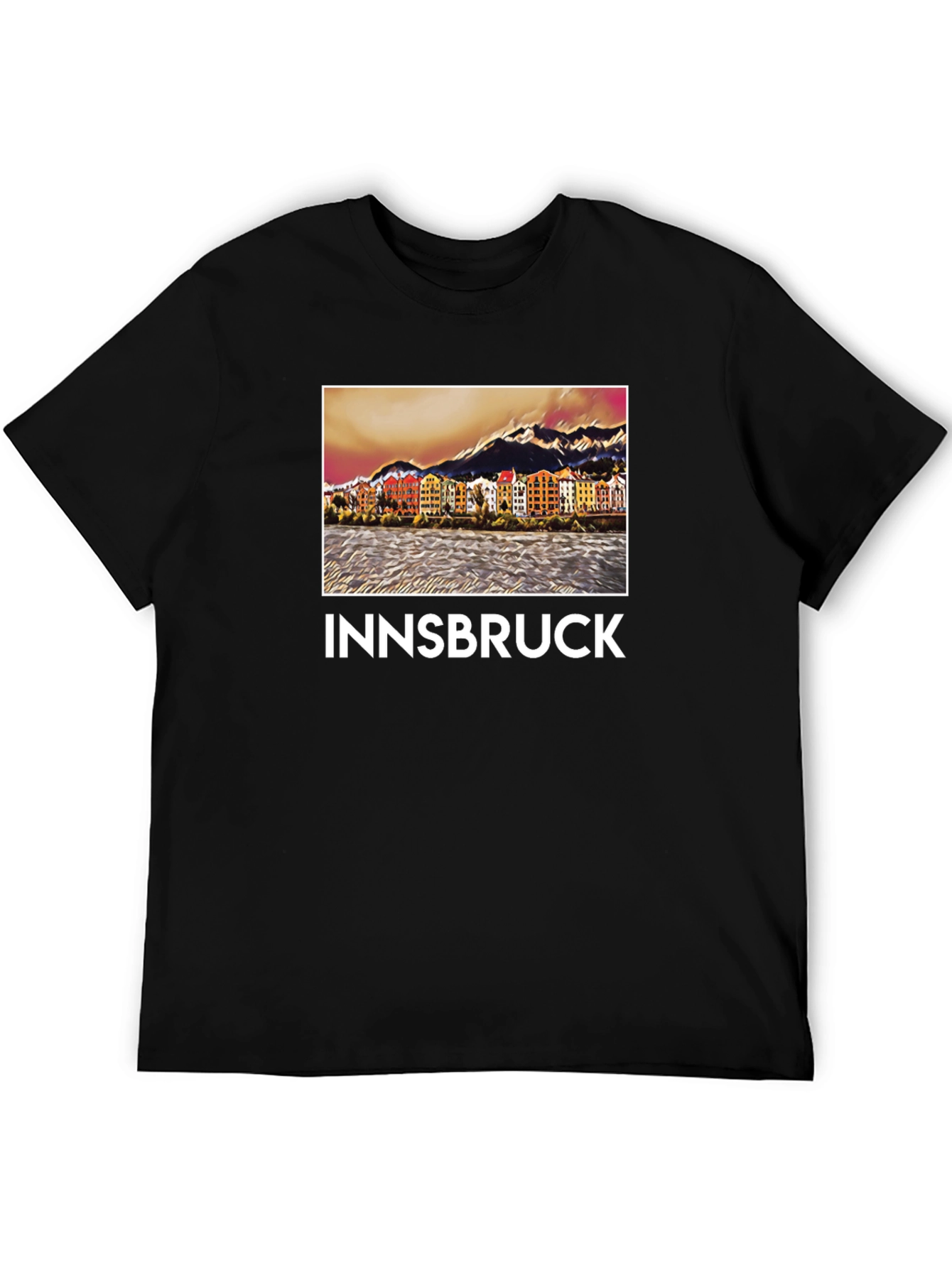 Innsbruck Cityscape Graphic Tee