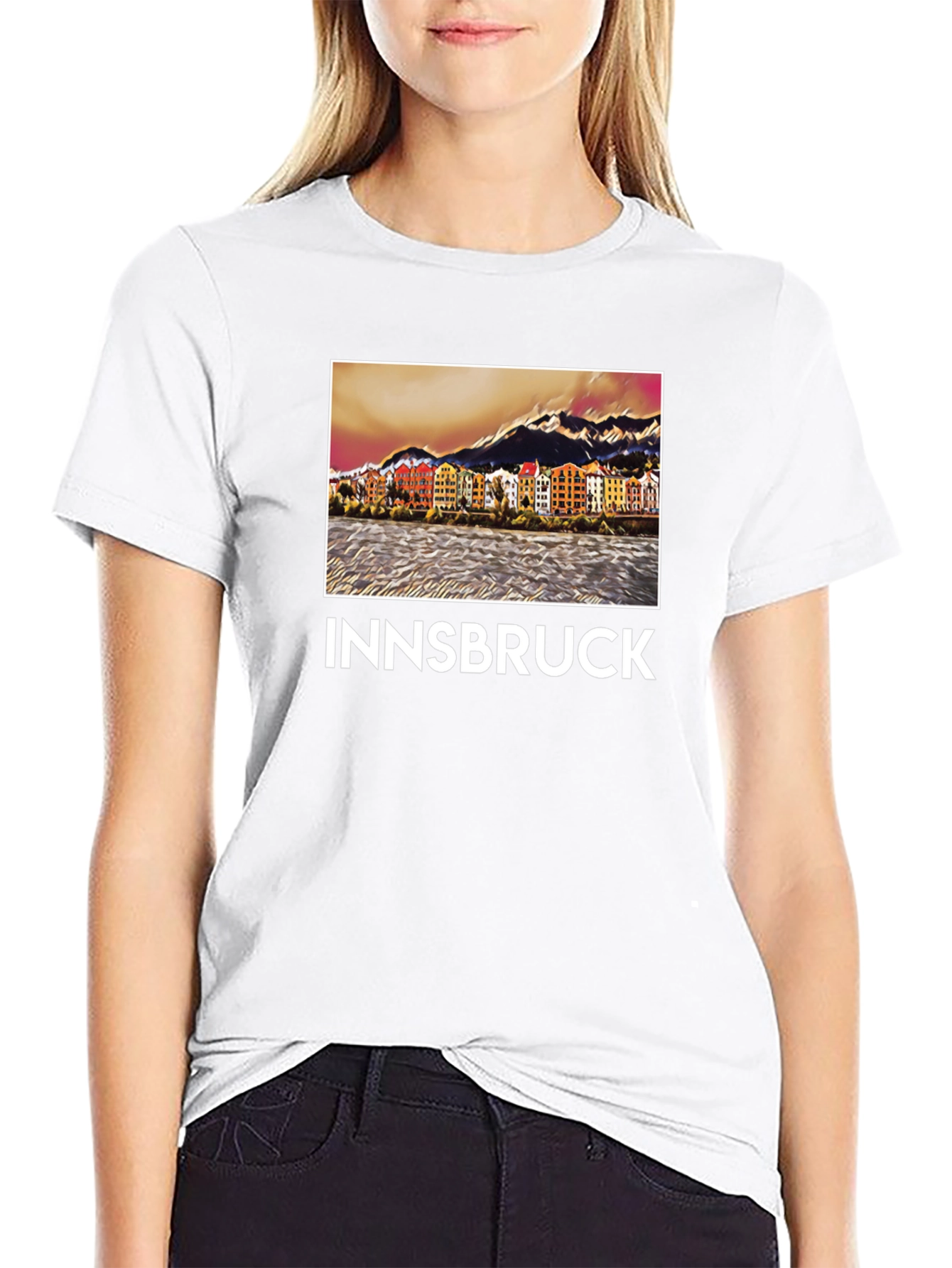 Innsbruck Cityscape Graphic Tee