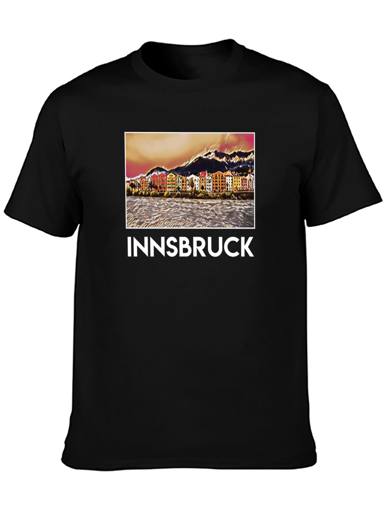 Innsbruck Cityscape Graphic Tee