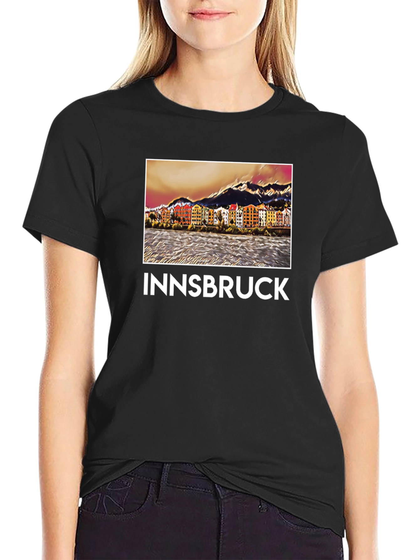 Innsbruck Cityscape Graphic Tee
