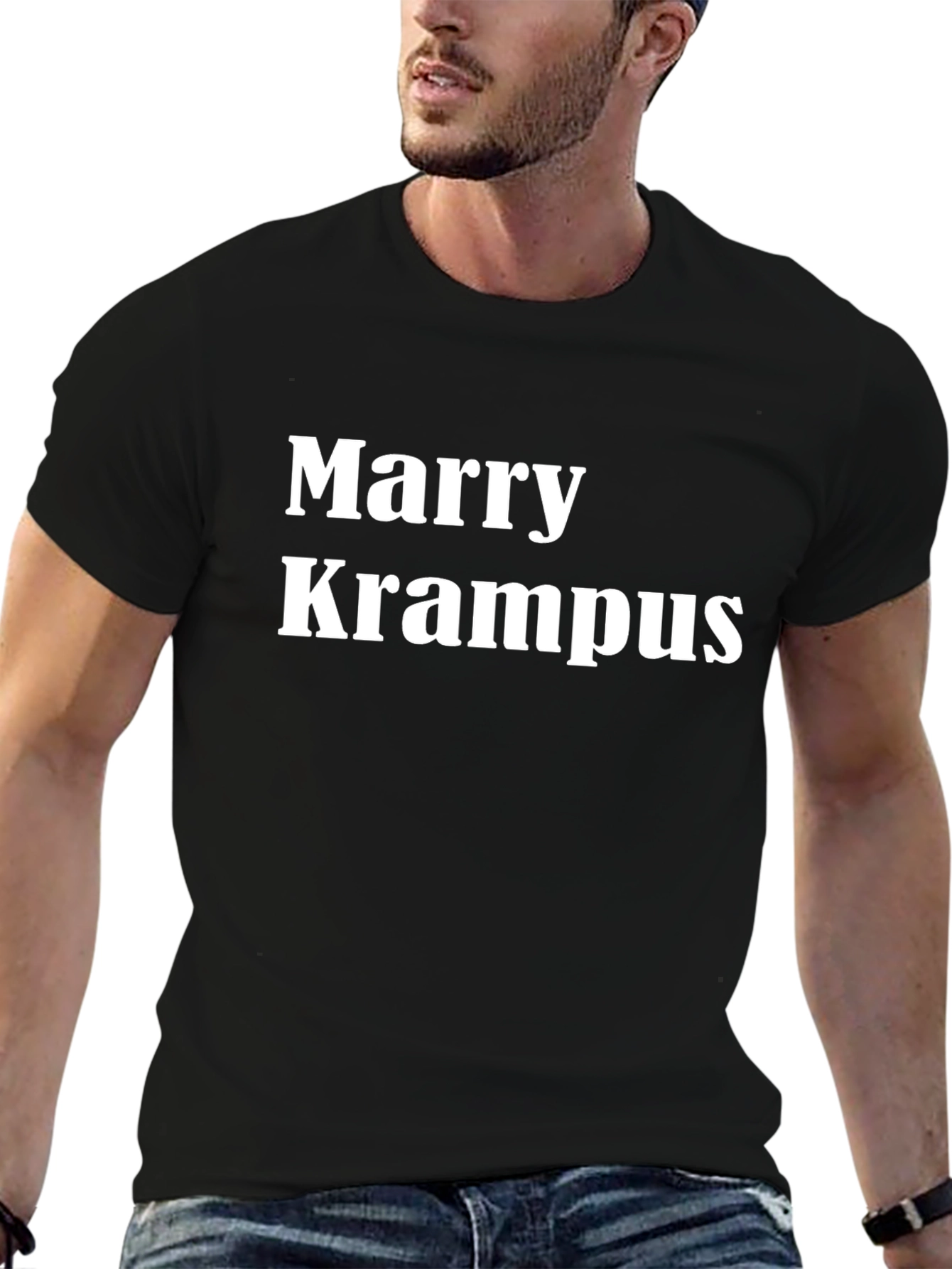 Marry Krampus Funny Christmas T-Shirt