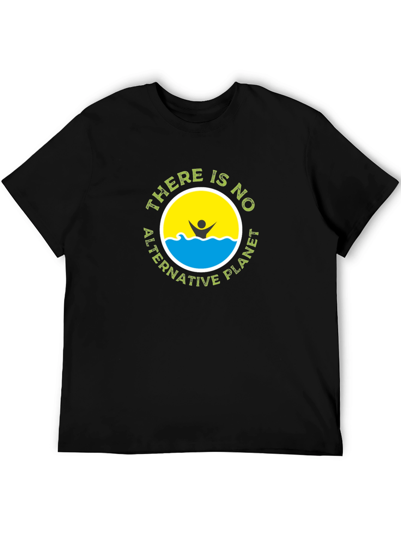 Eco-Friendly No Alternative Planet Black T-Shirt