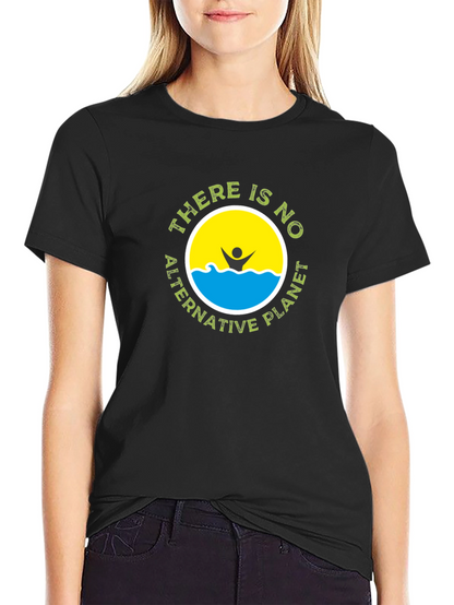 Eco-Friendly No Alternative Planet Black T-Shirt