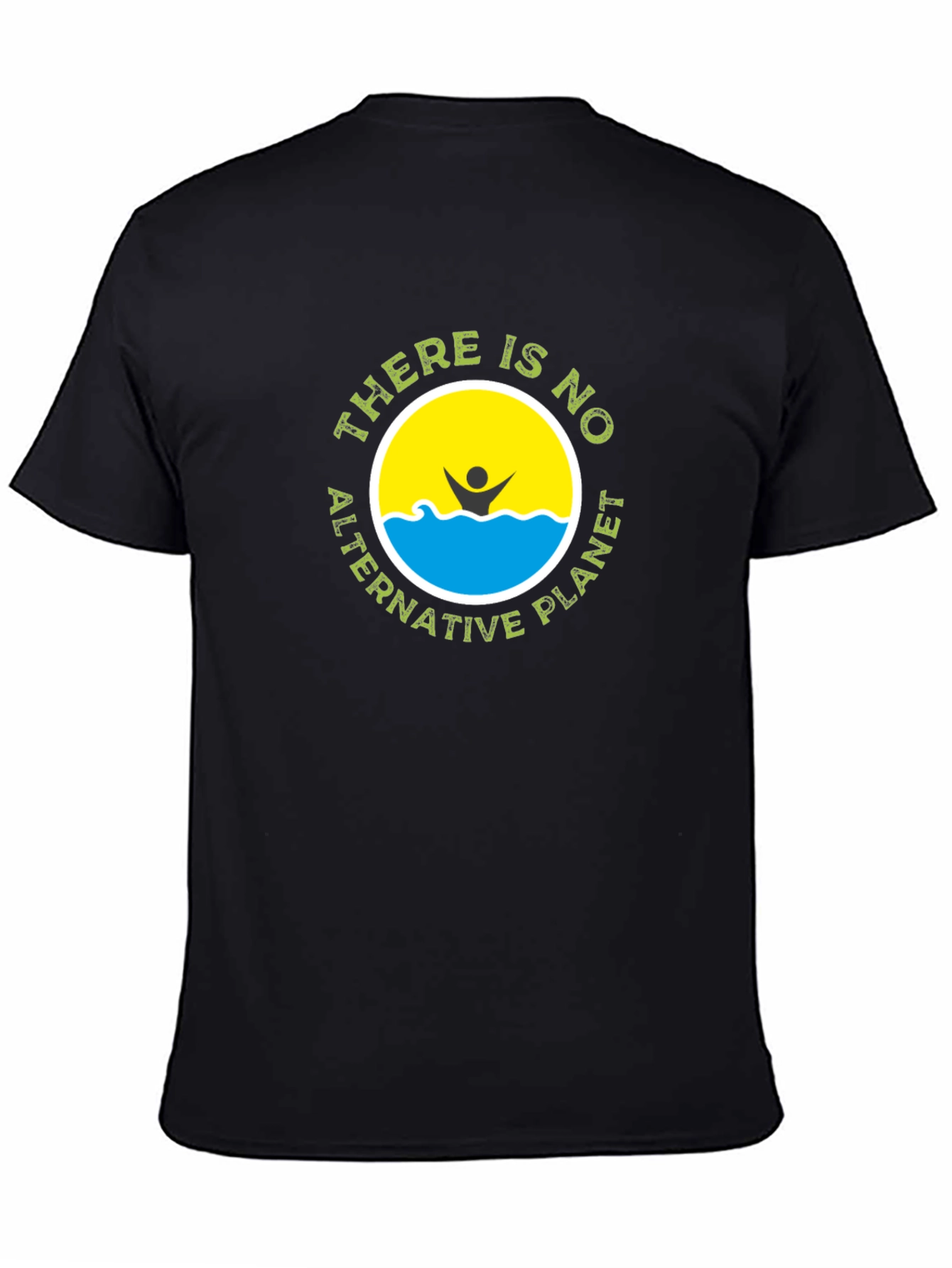Eco-Friendly No Alternative Planet Black T-Shirt