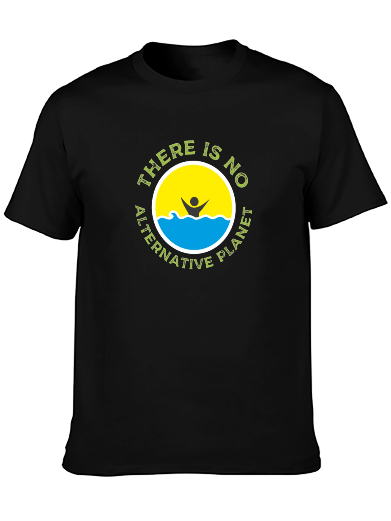 Eco-Friendly No Alternative Planet Black T-Shirt