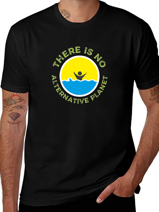 Eco-Friendly No Alternative Planet Black T-Shirt