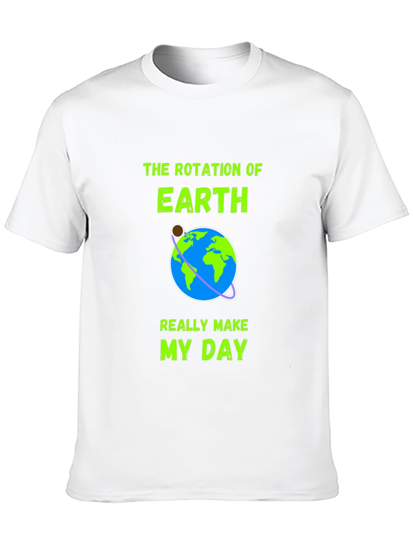 Earth Rotation Graphic Tee - Makes My Day