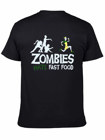 Zombies Hate Fast Food Graphic Tee