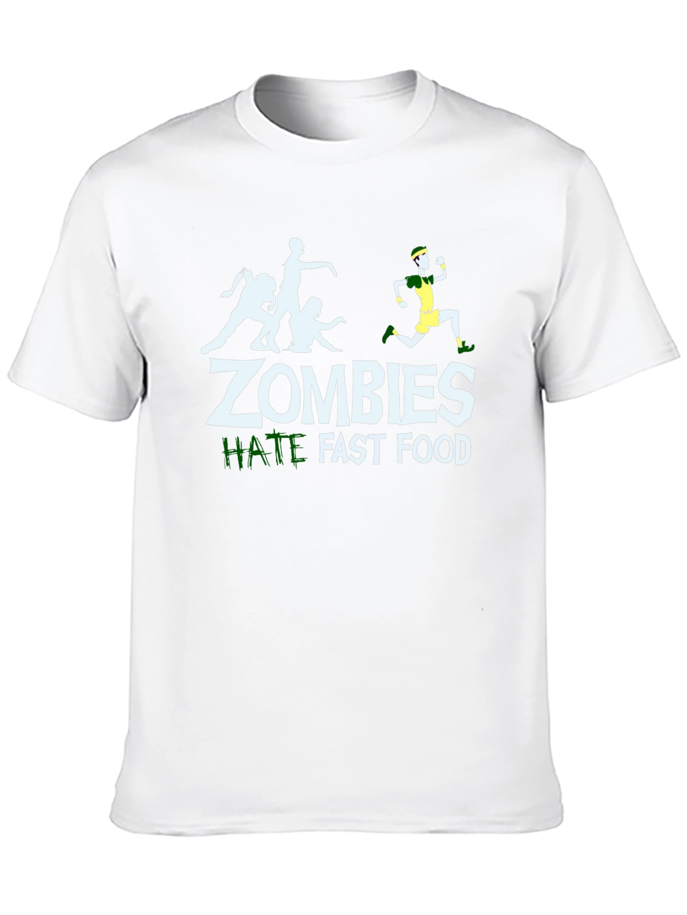 Zombies Hate Fast Food Graphic Tee