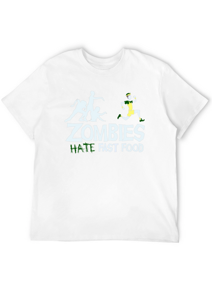 Zombies Hate Fast Food Graphic Tee