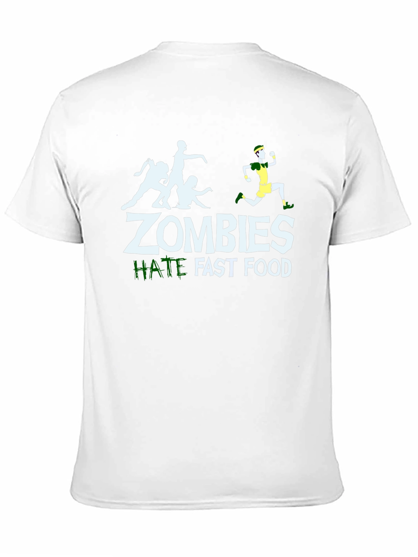 Zombies Hate Fast Food Graphic Tee