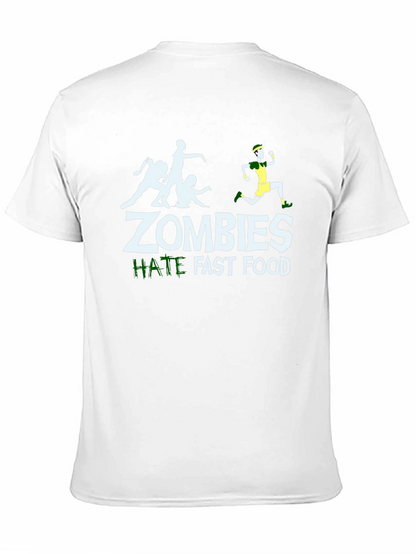 Zombies Hate Fast Food Graphic Tee