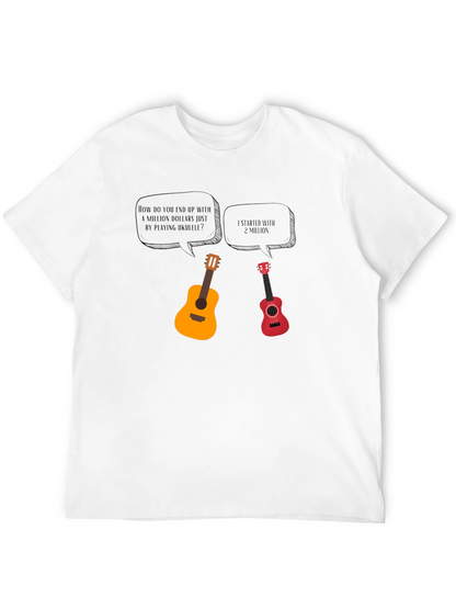 Ukulele Millionaire Humor T-Shirt