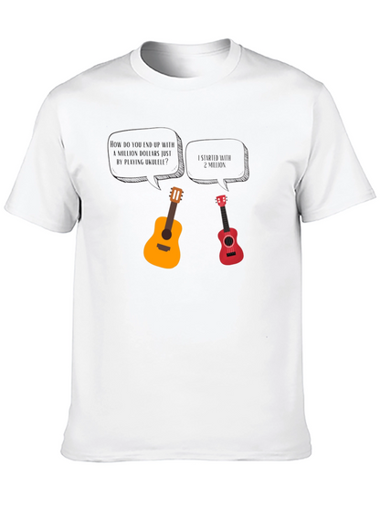 Ukulele Millionaire Humor T-Shirt