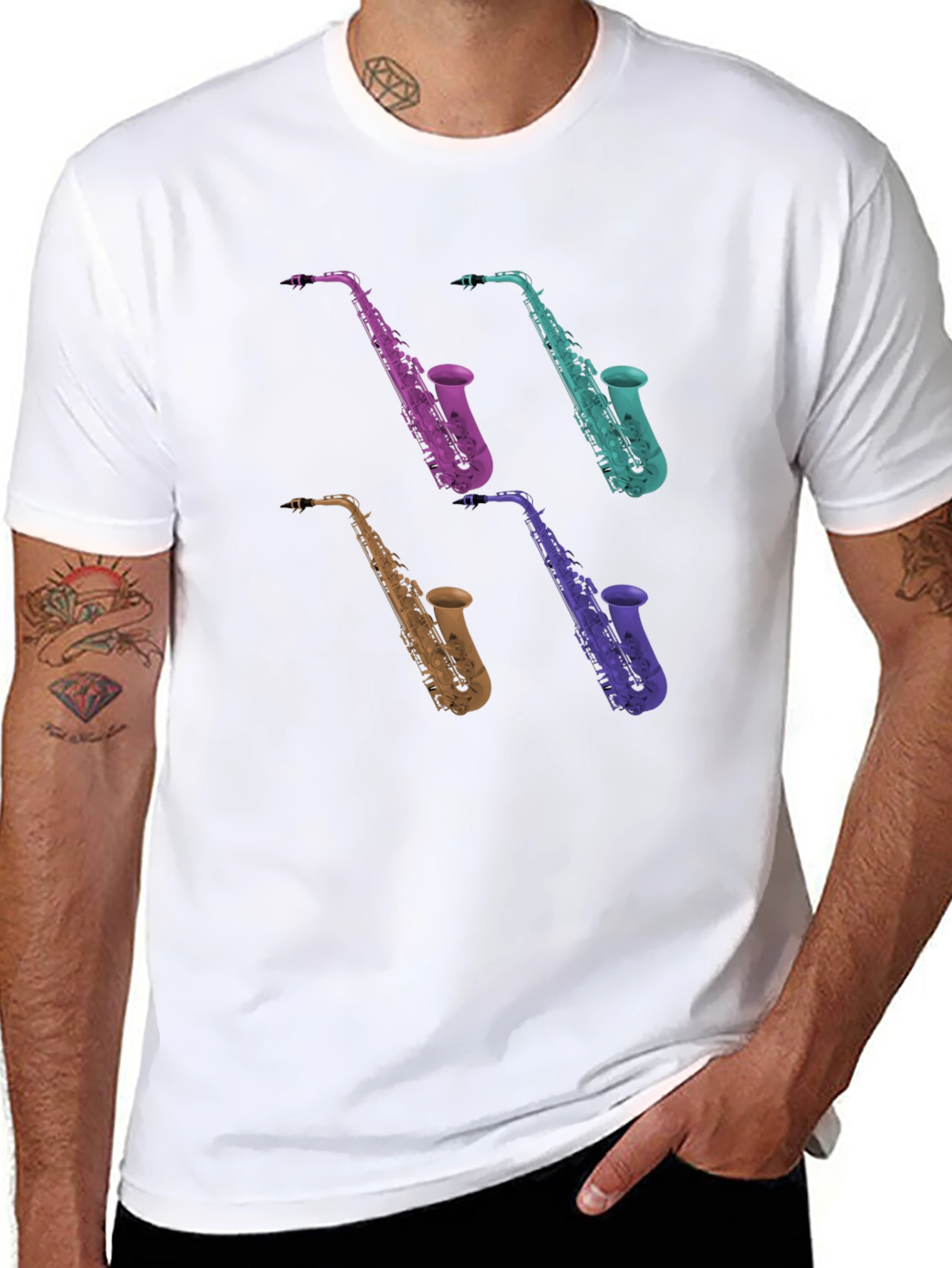 Cool Saxophone Music Lover T-Shirt