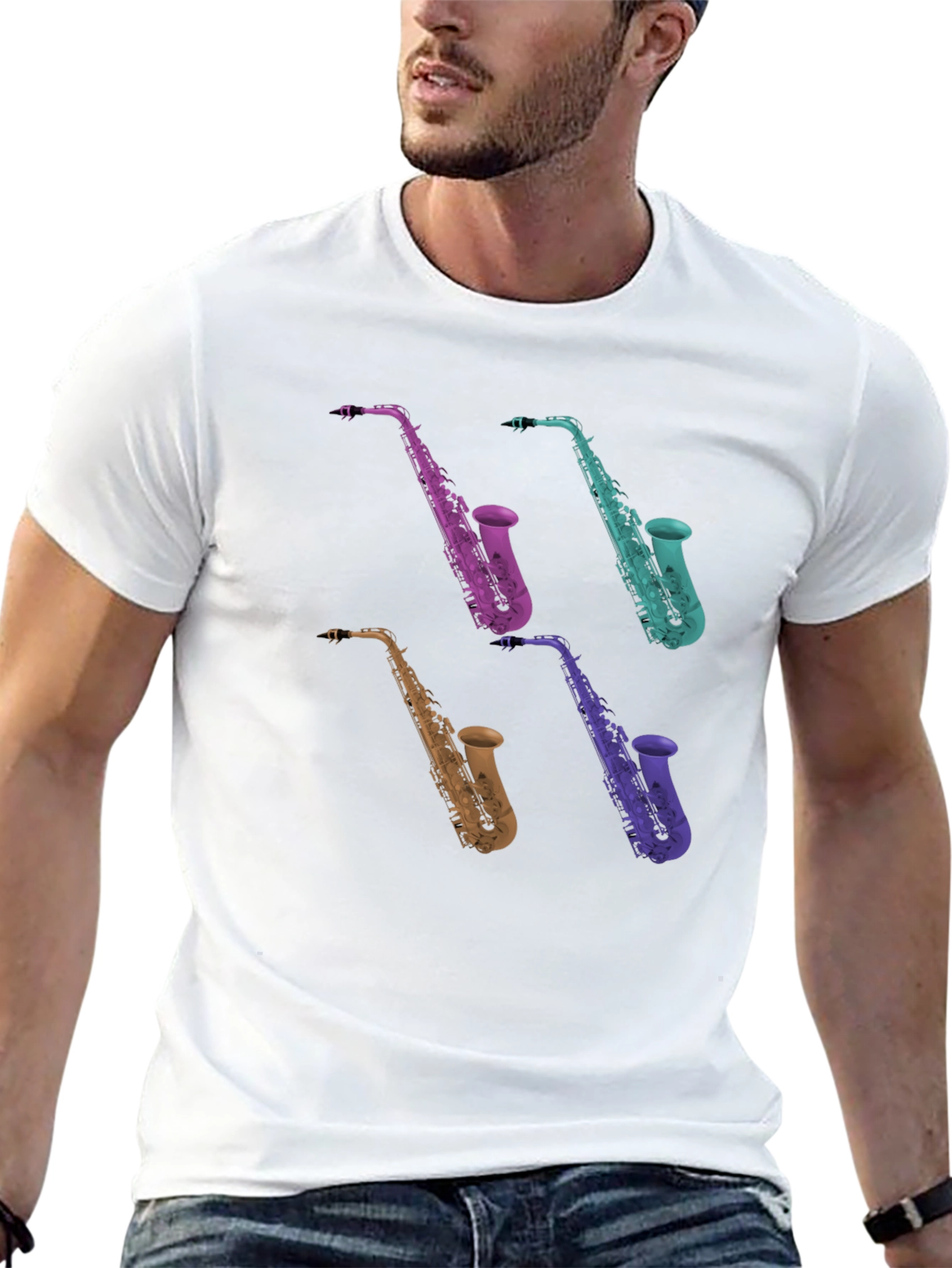 Cool Saxophone Music Lover T-Shirt