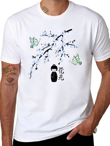 Cherry Blossom Butterfly T-Shirt