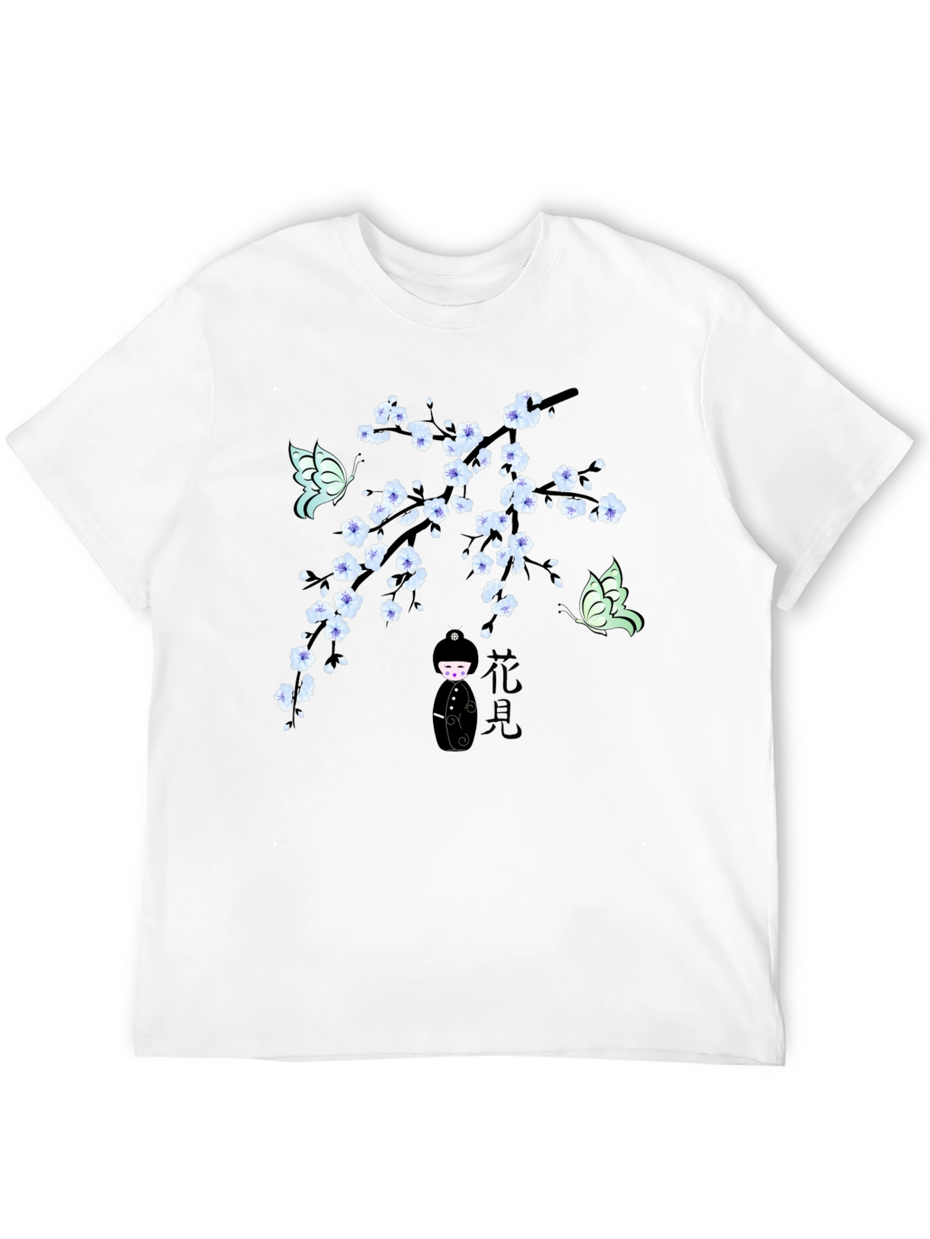 Cherry Blossom Butterfly T-Shirt