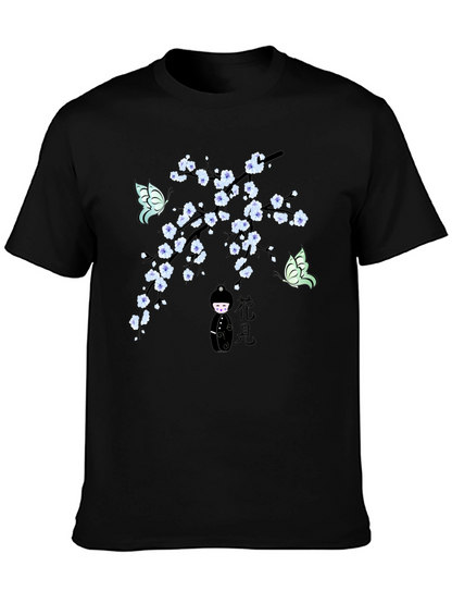 Cherry Blossom Butterfly T-Shirt