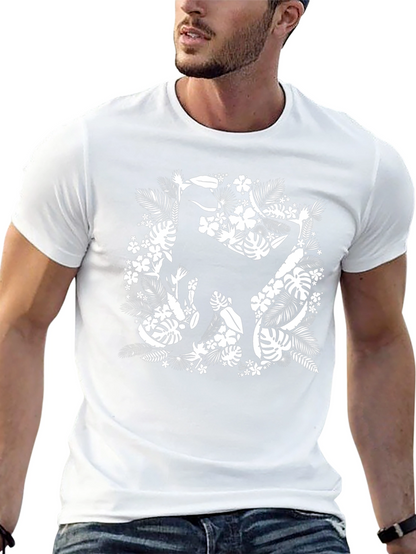 Tropical Gorilla Graphic T-Shirt