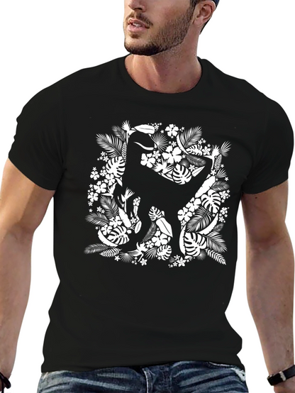 Tropical Gorilla Graphic T-Shirt