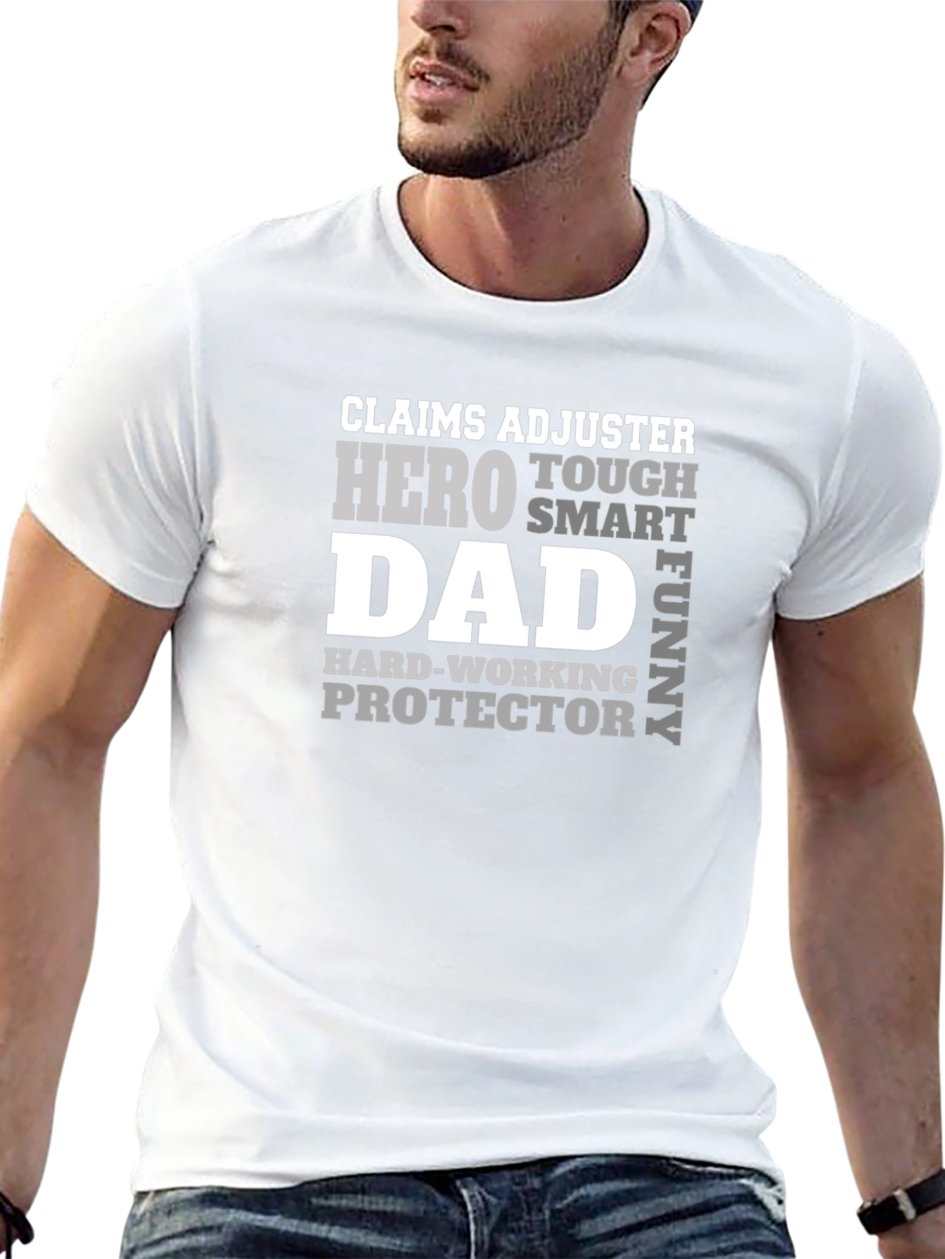 Claims Adjuster Dad Hero T-Shirt