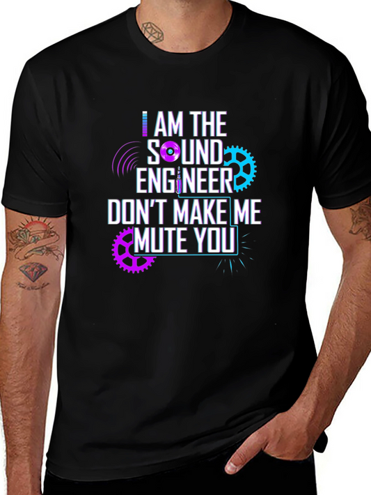 Sound Engineer Mute You Graphic T-Shirt