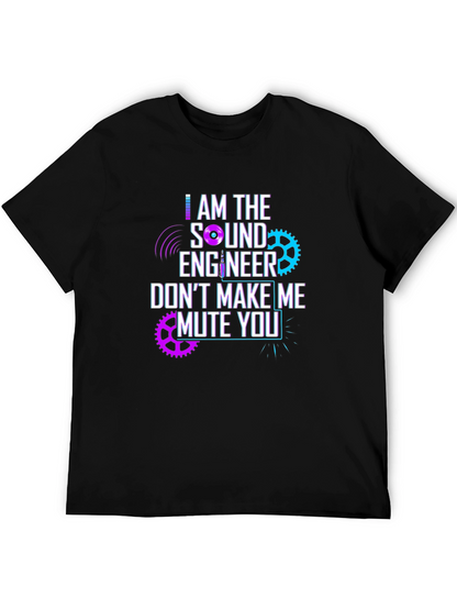 Sound Engineer Mute You Graphic T-Shirt